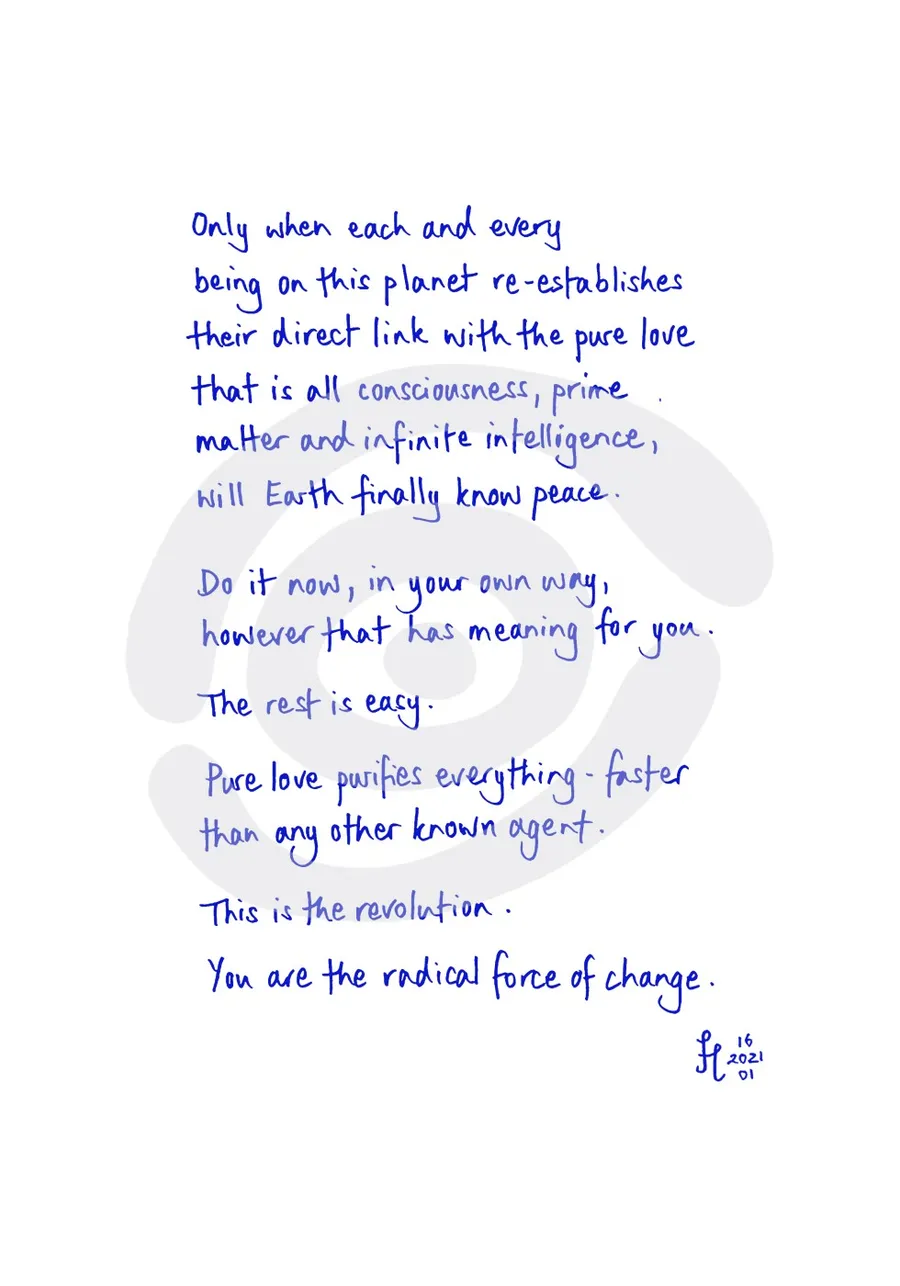You are the radical force of change